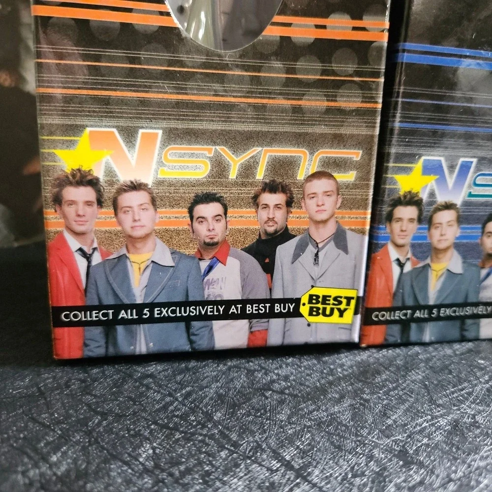 Vtg NSYNC Best Buy Exclusive Collectible Bobblehead Dolls W Boxes FULL SET 2001